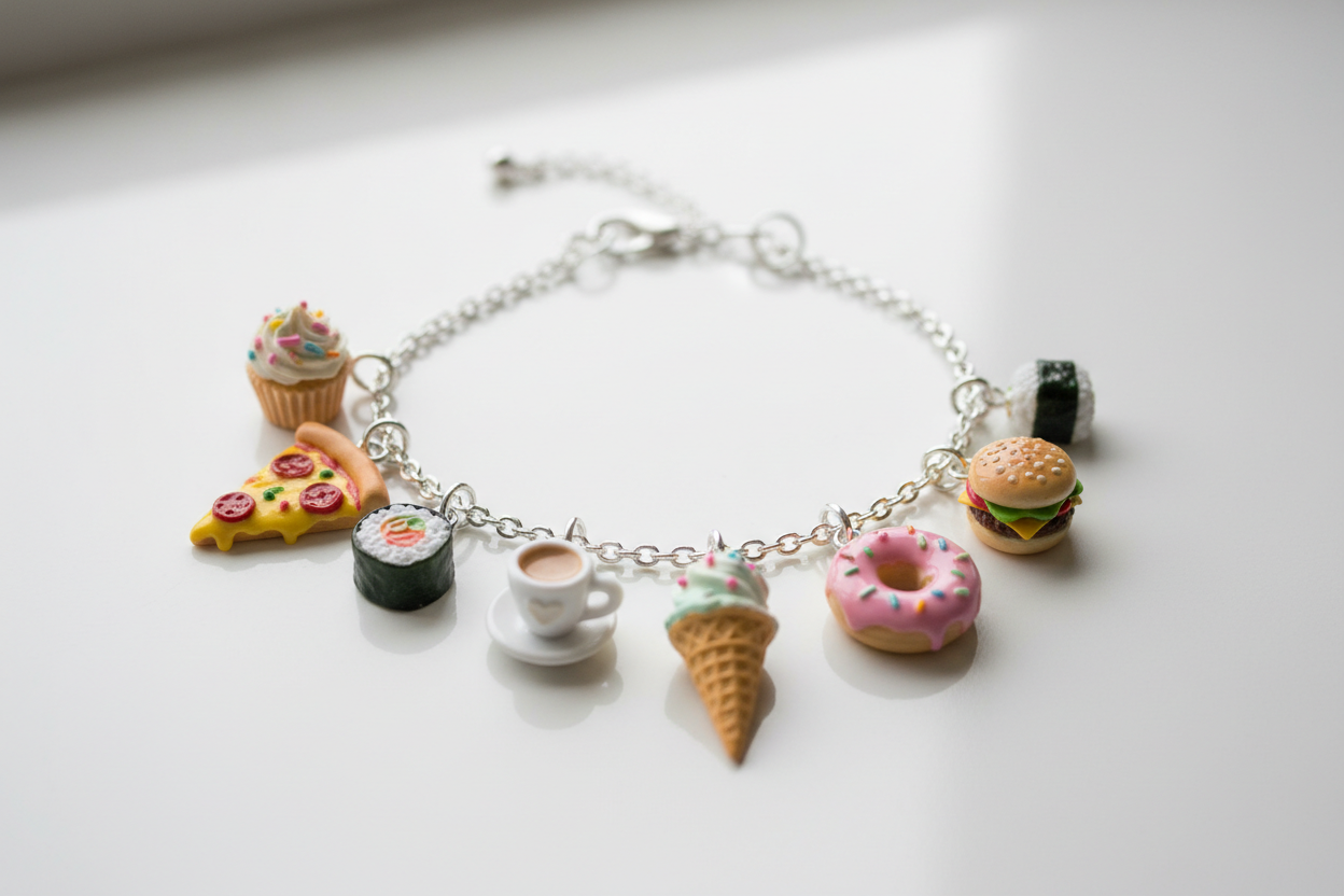 Why are we Obsessed with Wearing Food? The Charm Bracelet Renaissance