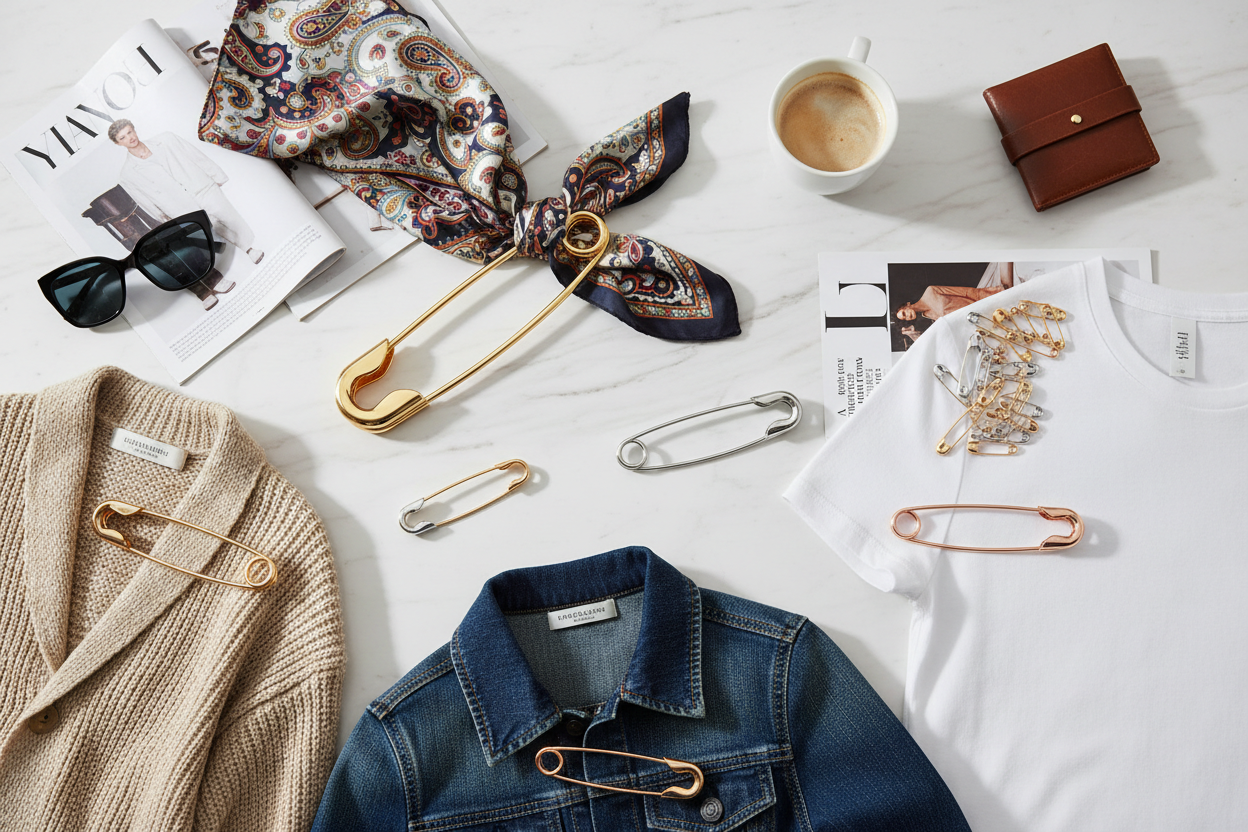 The 5-Minute Outfit Hack: How to Pin Your Way Out of a Boring Look