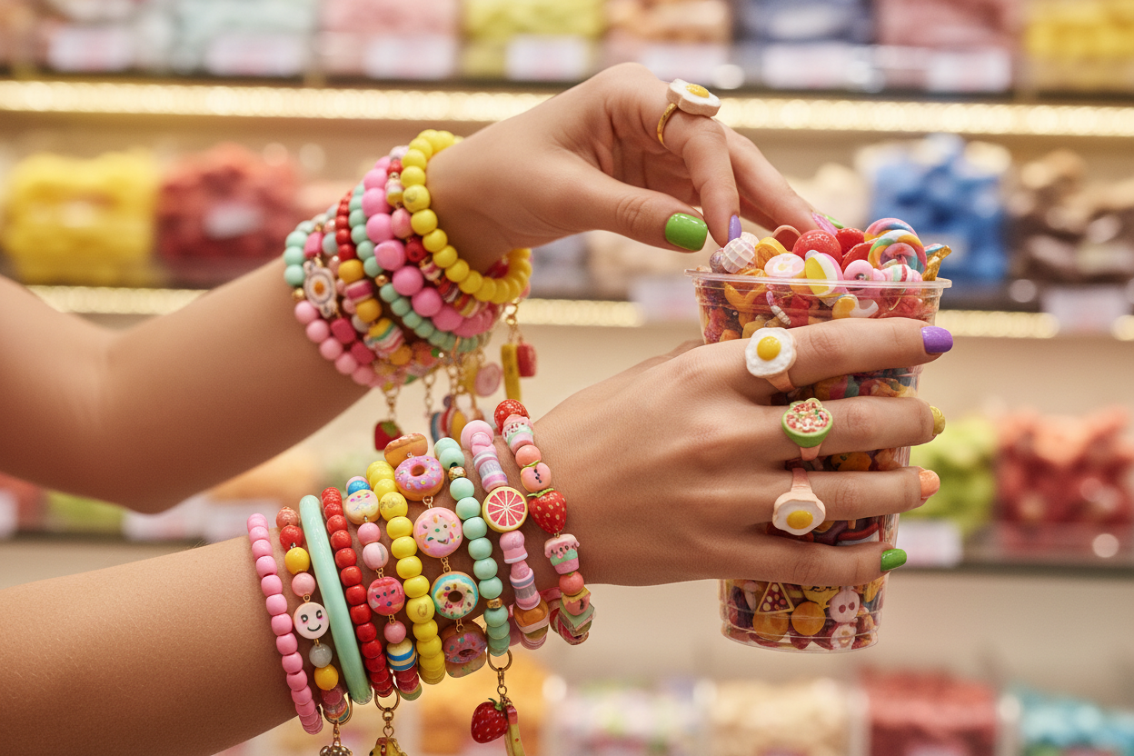 Quirk Talk: Why Your Jewelry Should Look Like You Lost a Bet at a Candy Store (Dopamine Dressing 101)