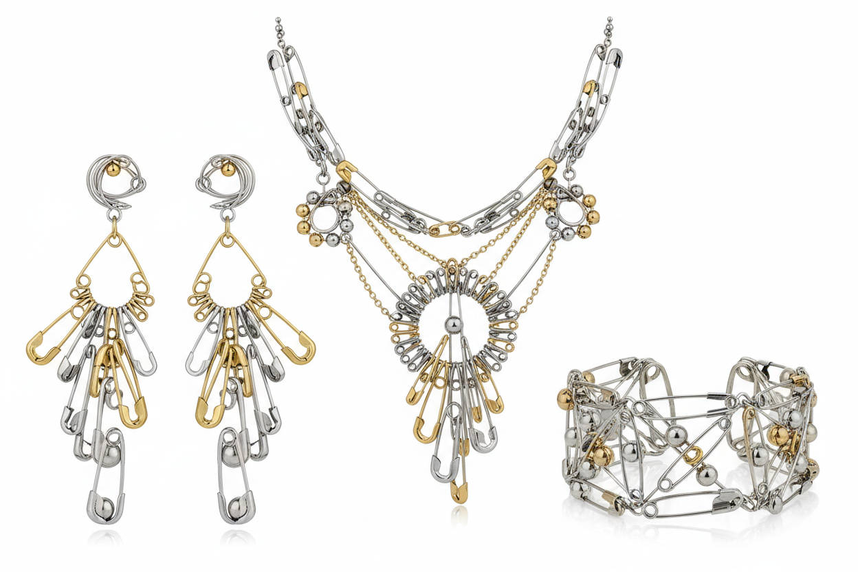 Safety Pin Jwellery 