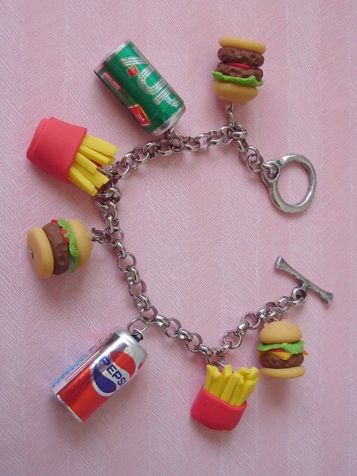 Fast Foodie Charm Bracelet