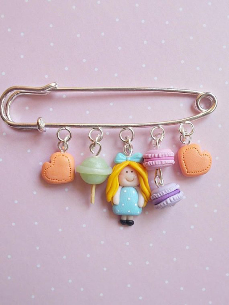 Macaron Doll Brooch