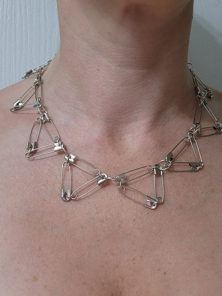 Y2K Acrylic Stack Rings Necklace